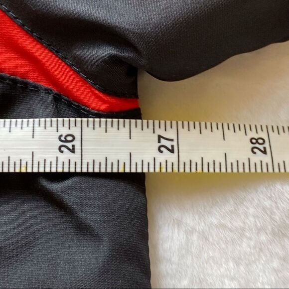 NHL Red Wings Windbreaker Style Jacket Black and Red Size Large - Picture 9 of 11